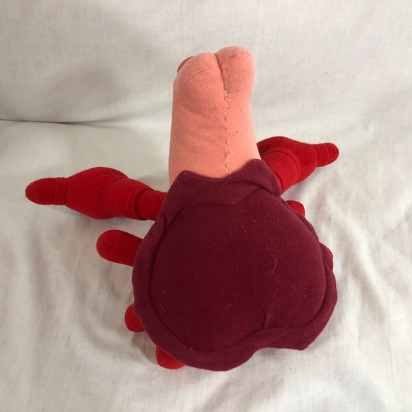 Disney Sebastian Little Mermaid Plush 14 in wide Claw to Claw Stuffed Animal Toy - Picture 5 of 6